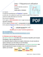 Cours Signaux Sonores-Frequence Et Utilisation