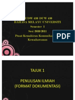 TAJUK 2 - Format Dokumentasi APA