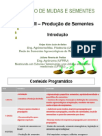 AULA III - Produção de Sementes - Parte I