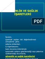 Güvenli̇k Ve Sağlik İşaretleri̇ PDF