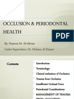 Occlusion & Periodontol Health