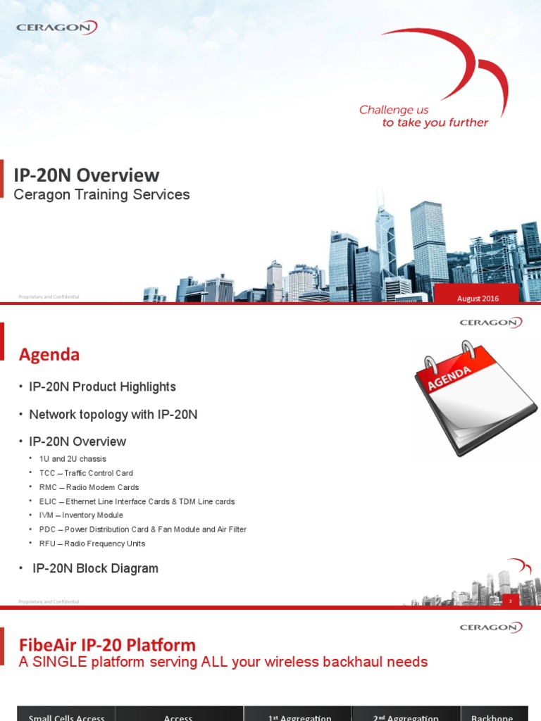 FibeAir IP-20N Overview and Features | PDF | Communications Protocols ...
