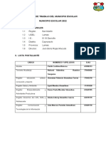 Plan de Trabajo Minicipio Escolar