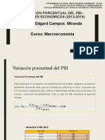 Variación PBI Perú 2012-2015