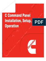 C Command Panel Installation, Setup, and Operation Overview