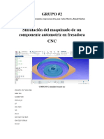 Simulado Fresado CNC Grupo #2 TECNICAS