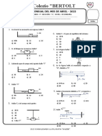 Examen de Física-4°-Abril