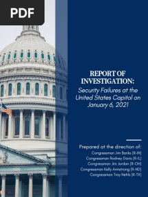 Report of Investigation: Security Failures at The United States Capitol On January 6, 2021