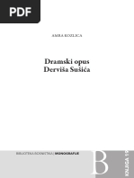 Dramski Opus Derviša Sušića | PDF