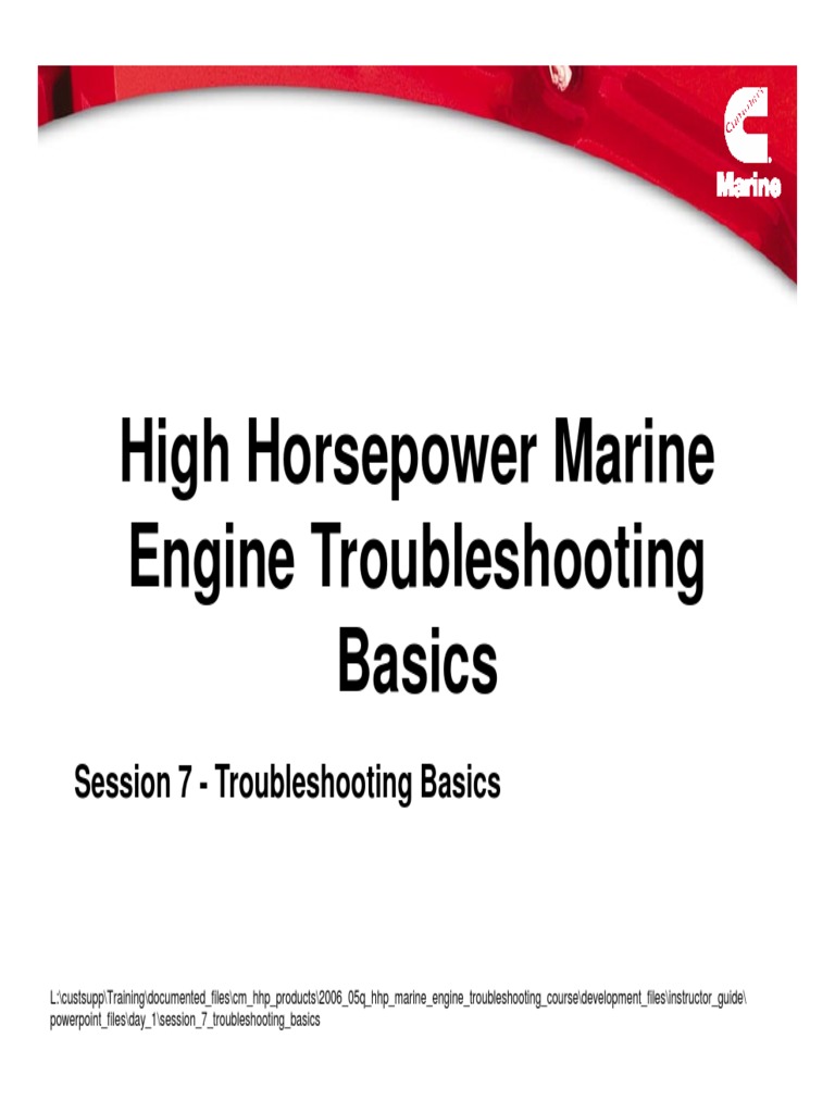 High Horsepower Marine Engine Troubleshooting | PDF | Turbocharger ...