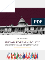 Indian Foreign Policy: Its Crafting and Implementation