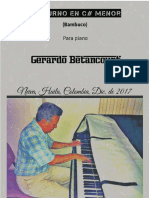 NOCTURNO EN C#m. BAMBUCO PARA PIANO POR GERARDO BETANCOURT.