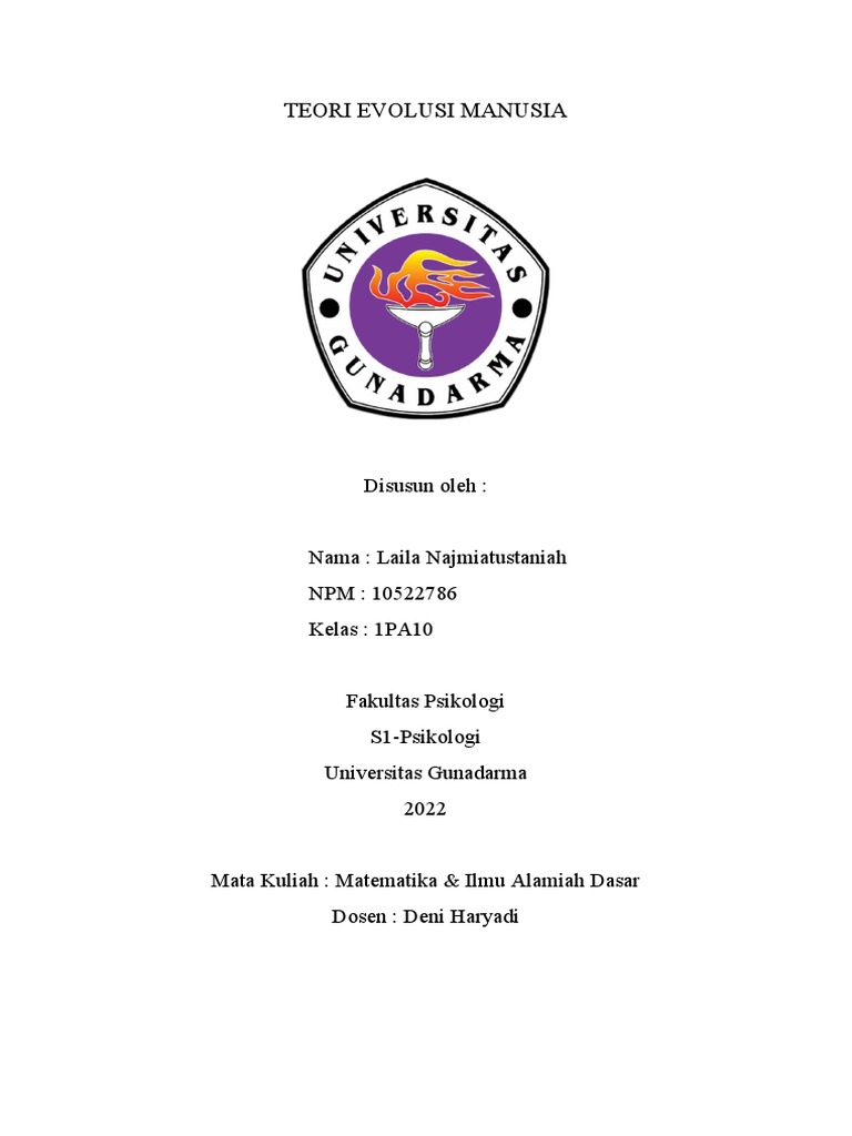 Teori Evolusi Manusia | PDF