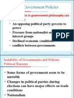 Factors Impacting Government Policy Stability