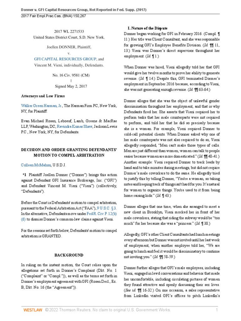 donner-v-gfi-capital-resources-group-pdf-arbitration-employment