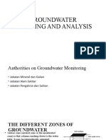 3.1 Groundwater Sampling and Analysis