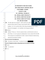 Rick Plesea Transcript of Interview 8.21.08 Casey Anthony Case