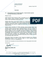 Surat Ke Anggota - Ilustrasi PT ETAP Indonesia (2015)