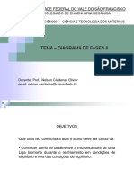 Diagramas de fases isomorfas: resfriamento em equilíbrio e fora do equilíbrio