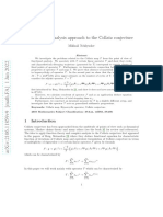Functional Analysis Approach To The Collatz Conjecture: Mikhail Neklyudov