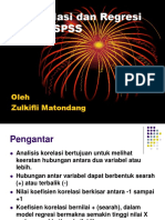 Uji Korelasi Dan Regresi Dengan SPSS