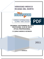 Resumen y Rio Etica Profesional