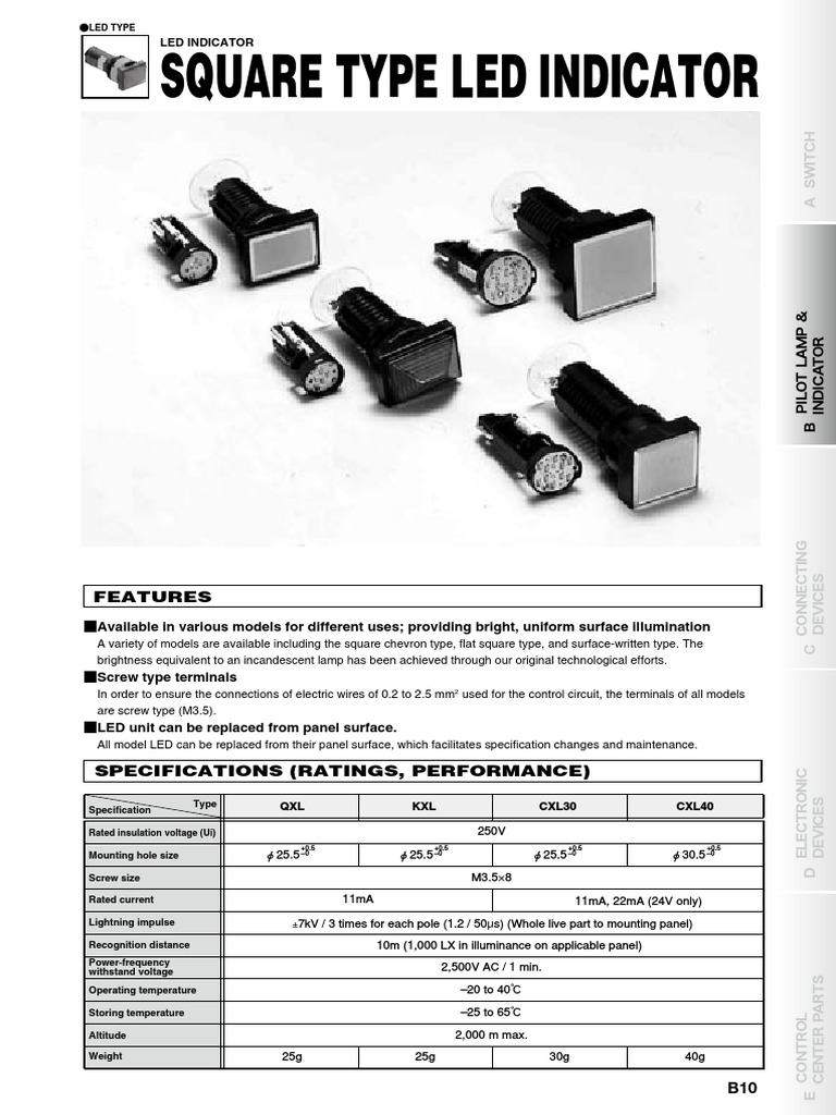 Catalog Indicator Fuji | PDF | Mains Electricity | Light Emitting Diode