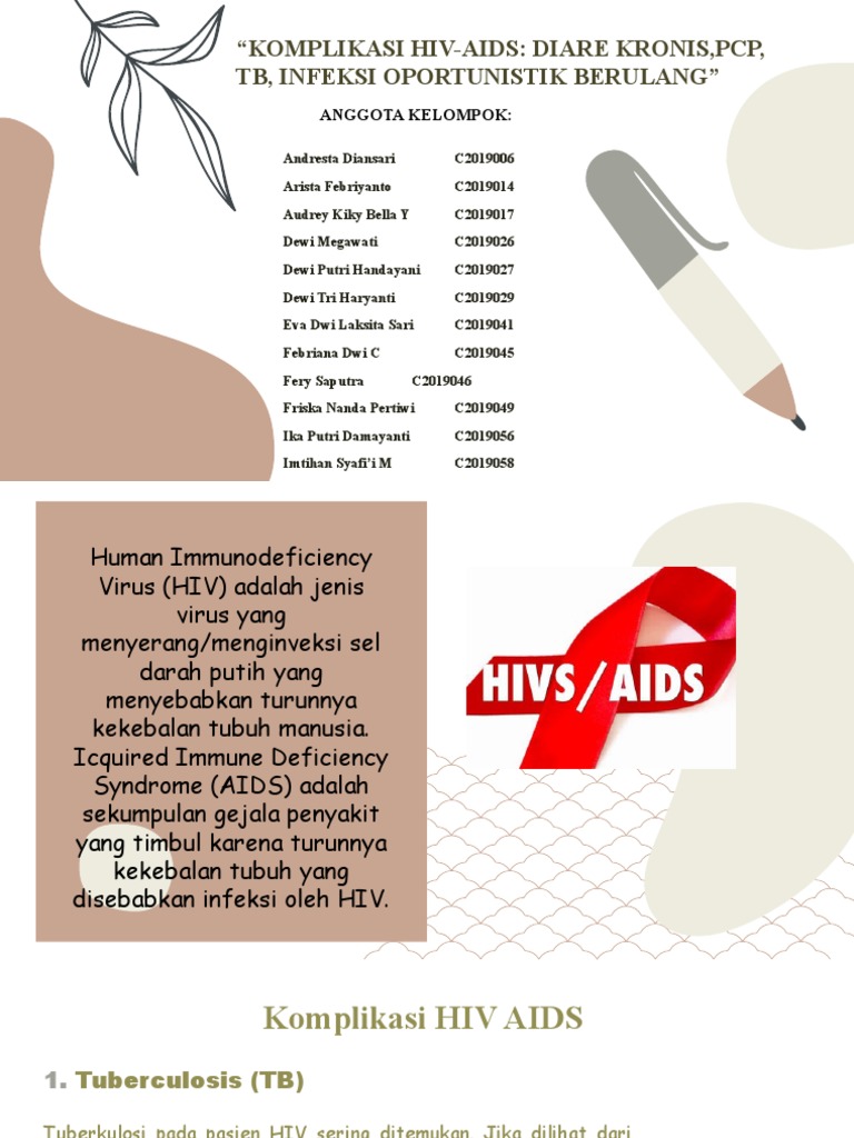 Komplikasi Hiv - Kelompok 3 | PDF