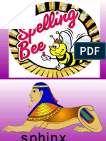 Spelling Bee - Creatures