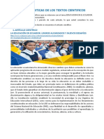 Características de los artículos científicos sobre educación en Ecuador