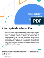 Educación y Sociedad