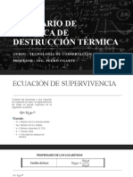 SEMINARIO DE CINÉTICA DE DESTRUCCIÓN TÉRMICA (Modificada)
