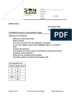 P3 Year End Maths Assessment