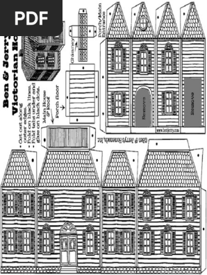 Gingerbread House to Print