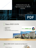 Administración de Operaciones en BHD LEON