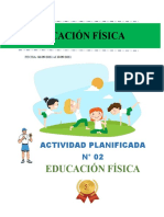 EduFis 5°: Plan actividades físicas materiales reutilizables