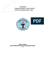 Laporan PPDB Tahun Pelajaran 2022-2023