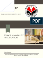 Ethic & Morality in Education - Balqis - Meita