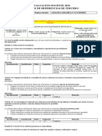 Evaluación docente 2019 informe referencias