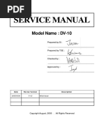 DV-10 Service Manual V.1-8-30-05