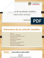 Estructura Del Articulo Cientifico