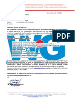 Carta W y G N°120 Presentación Ayacucho 2022