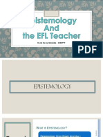 Epistemology and The Efl Teacher