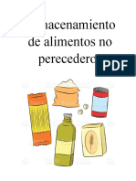 Almacenamiento de Alimentos No Perecederos