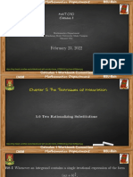 7 Integration by Rationalizing Substitution