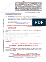 20221222-Mr G. H. Schorel-Hlavka O.W.B. To R Kershaw Chief Commissioner of AFP-Suppl 93 - Part12 - Electors-Candidates-Covid Scam, Etc