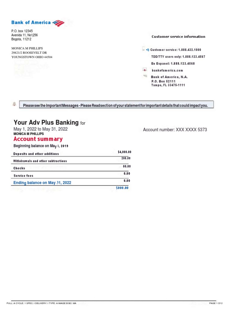 Boa Help PDF Banks Bank Of America