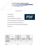 01 - Welder or Weding Operator Control Procedure