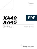 XA40 XA45 Instruction Manual PAL ES