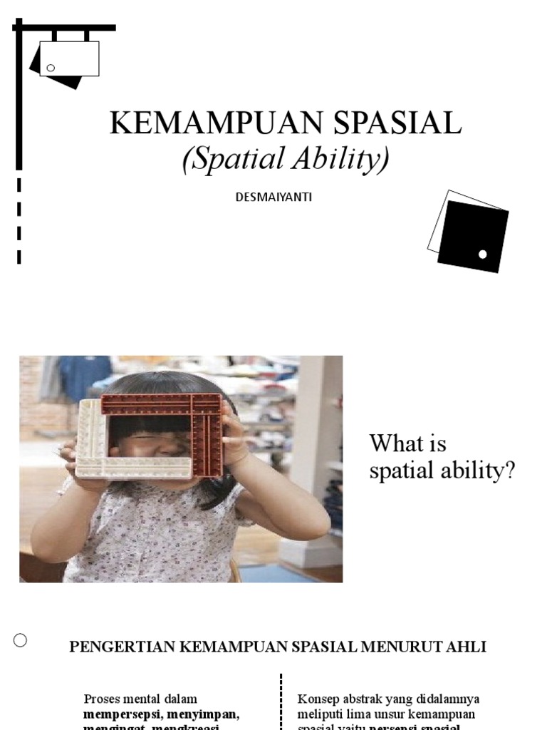 Definisi dan Indikator Kemampuan Spasial | PDF